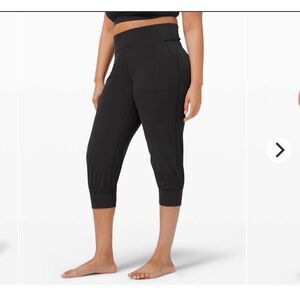 Lululemon Align High-Rise Jogger Crop Black size 6